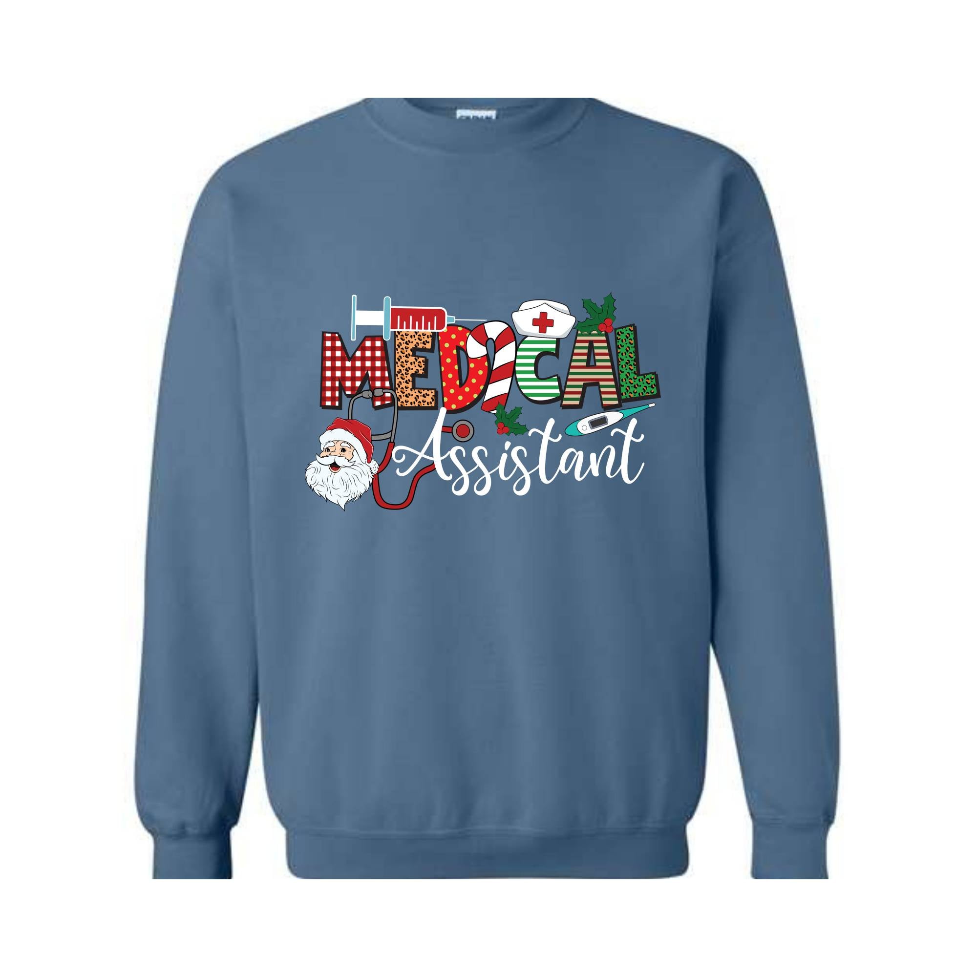 Medical Assistant Nurse Sweatshirt, Nursing Sweatshirt, Nurse Life Sweater, Christmas Medical Gift, Nurse Christmas Hoodie