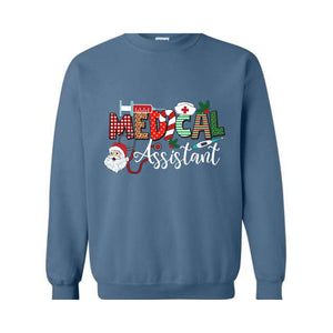 Medical Assistant Nurse Sweatshirt, Nursing Sweatshirt, Nurse Life Sweater, Christmas Medical Gift, Nurse Christmas Hoodie