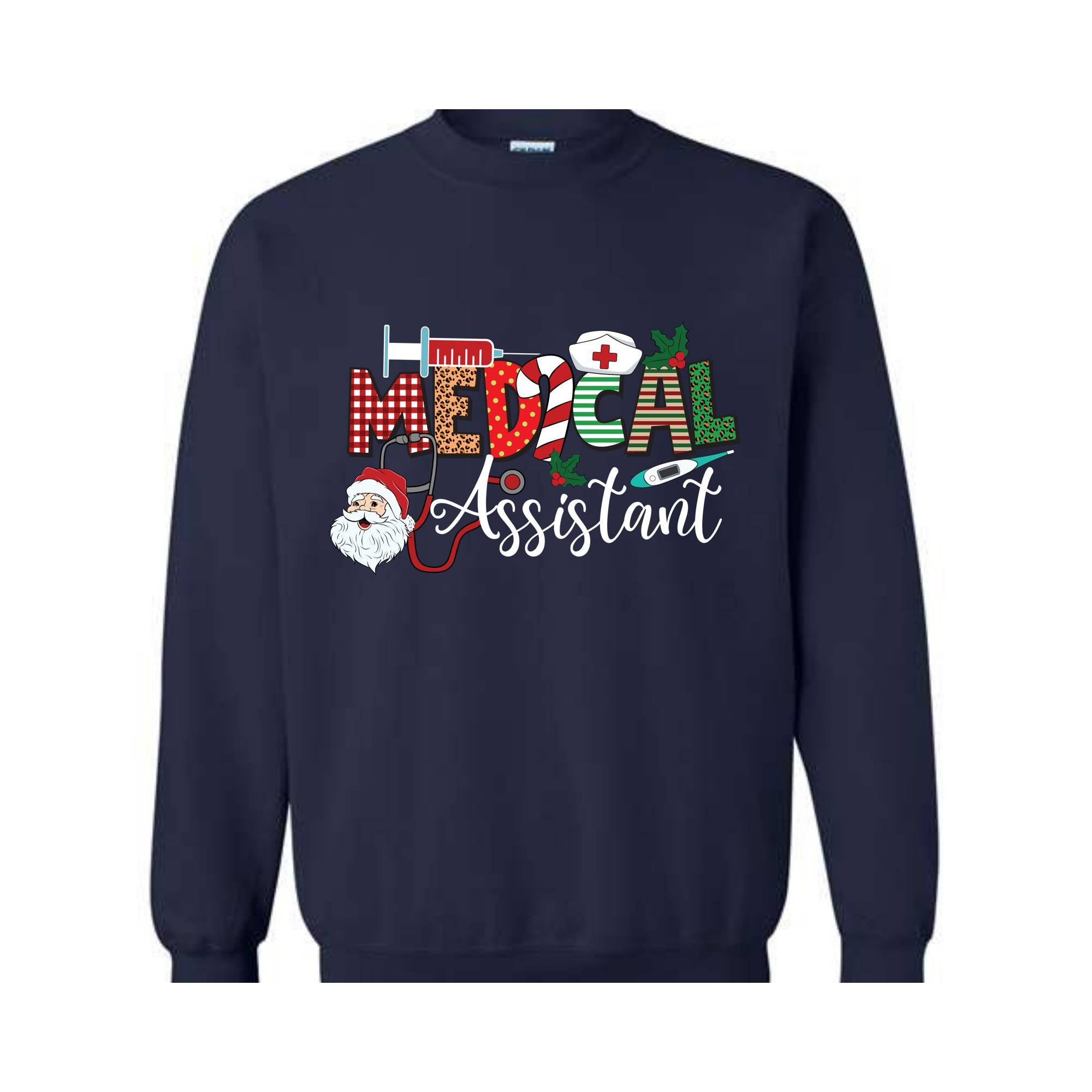 Medical Assistant Nurse Sweatshirt, Nursing Sweatshirt, Nurse Life Sweater, Christmas Medical Gift, Nurse Christmas Hoodie