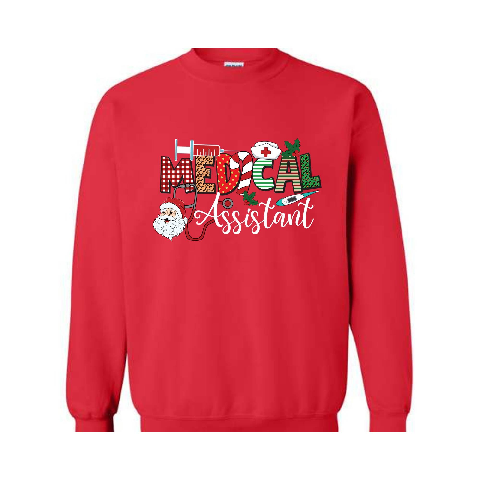 Medical Assistant Nurse Sweatshirt, Nursing Sweatshirt, Nurse Life Sweater, Christmas Medical Gift, Nurse Christmas Hoodie