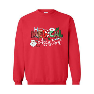 Medical Assistant Nurse Sweatshirt, Nursing Sweatshirt, Nurse Life Sweater, Christmas Medical Gift, Nurse Christmas Hoodie