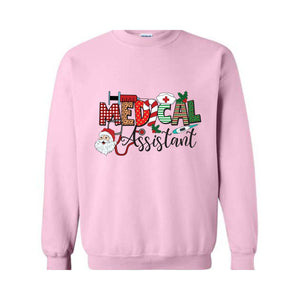 Medical Assistant Nurse Sweatshirt, Nursing Sweatshirt, Nurse Life Sweater, Christmas Medical Gift, Nurse Christmas Hoodie