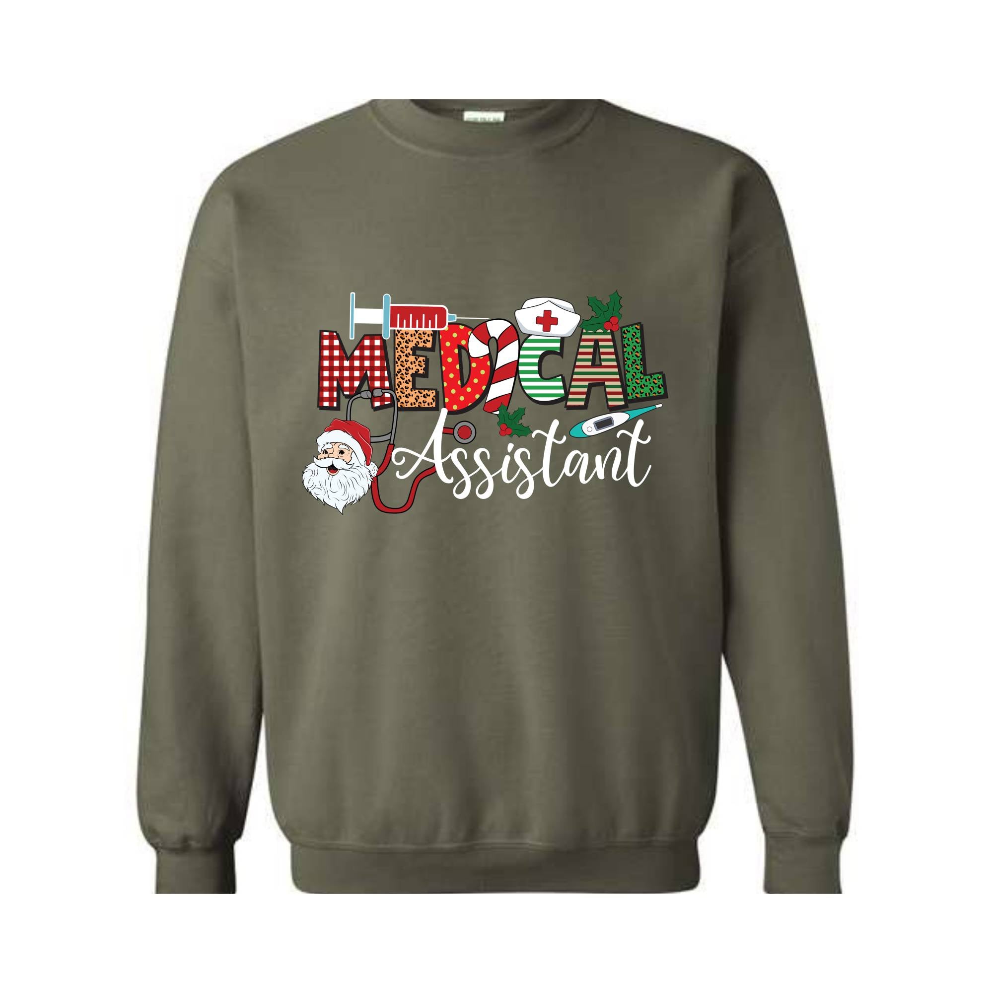 Medical Assistant Nurse Sweatshirt, Nursing Sweatshirt, Nurse Life Sweater, Christmas Medical Gift, Nurse Christmas Hoodie