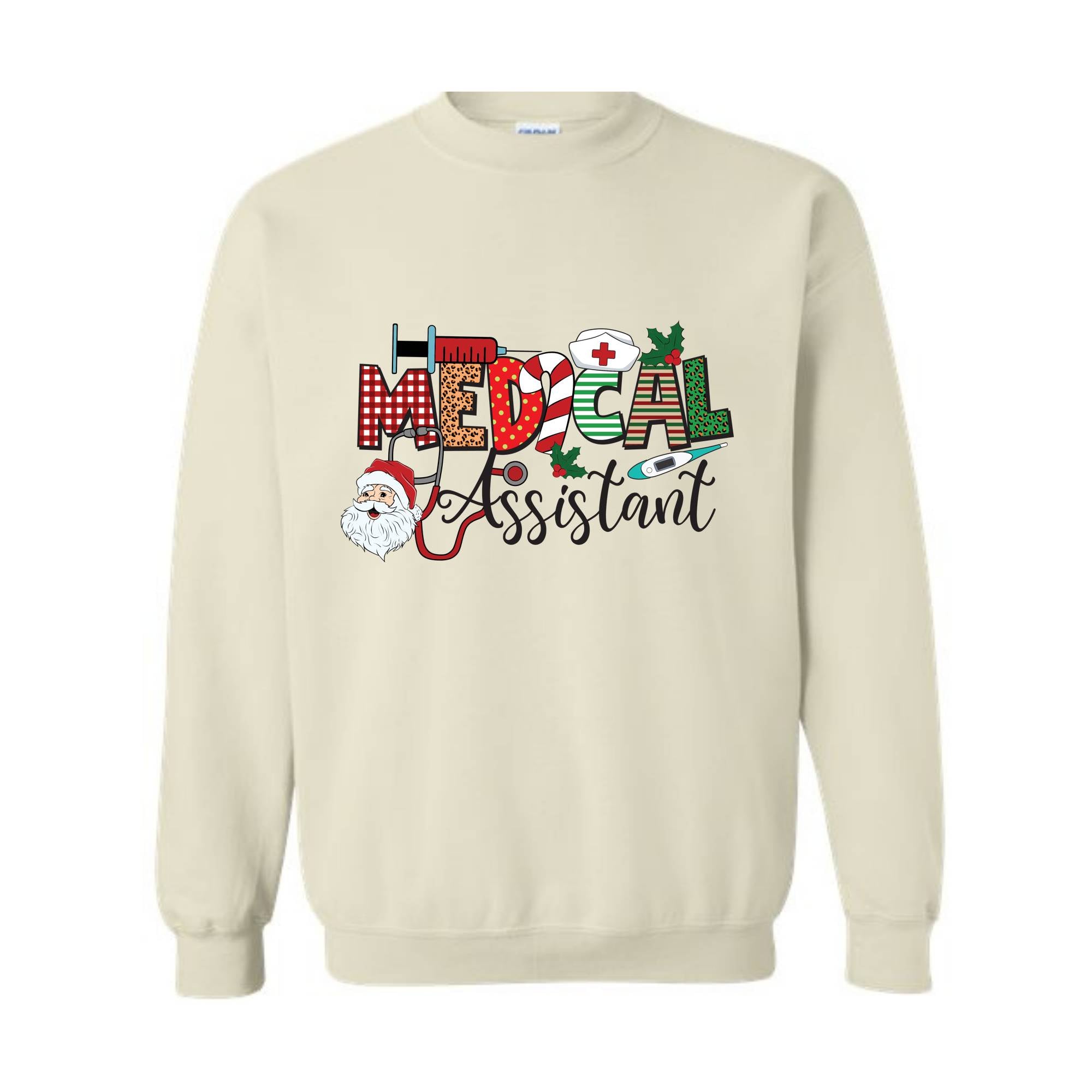 Medical Assistant Nurse Sweatshirt, Nursing Sweatshirt, Nurse Life Sweater, Christmas Medical Gift, Nurse Christmas Hoodie