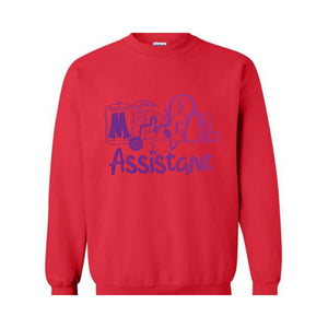 Medical Assistant Sweatshirt, Nursing Student Pullover, Healthcare Worker Hoodie, Medical Professional Appreciation