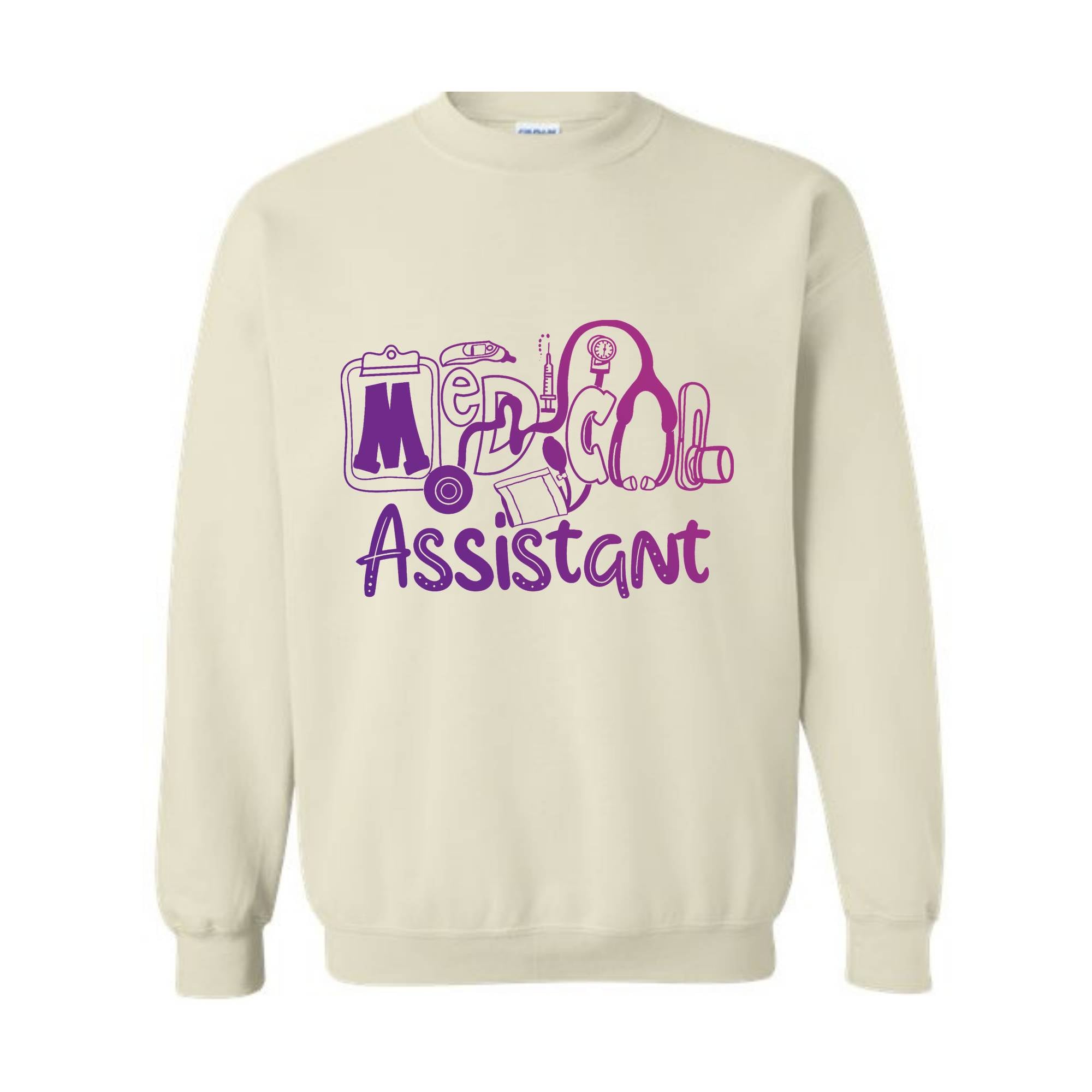 Medical Assistant Sweatshirt, Nursing Student Pullover, Healthcare Worker Hoodie, Medical Professional Appreciation