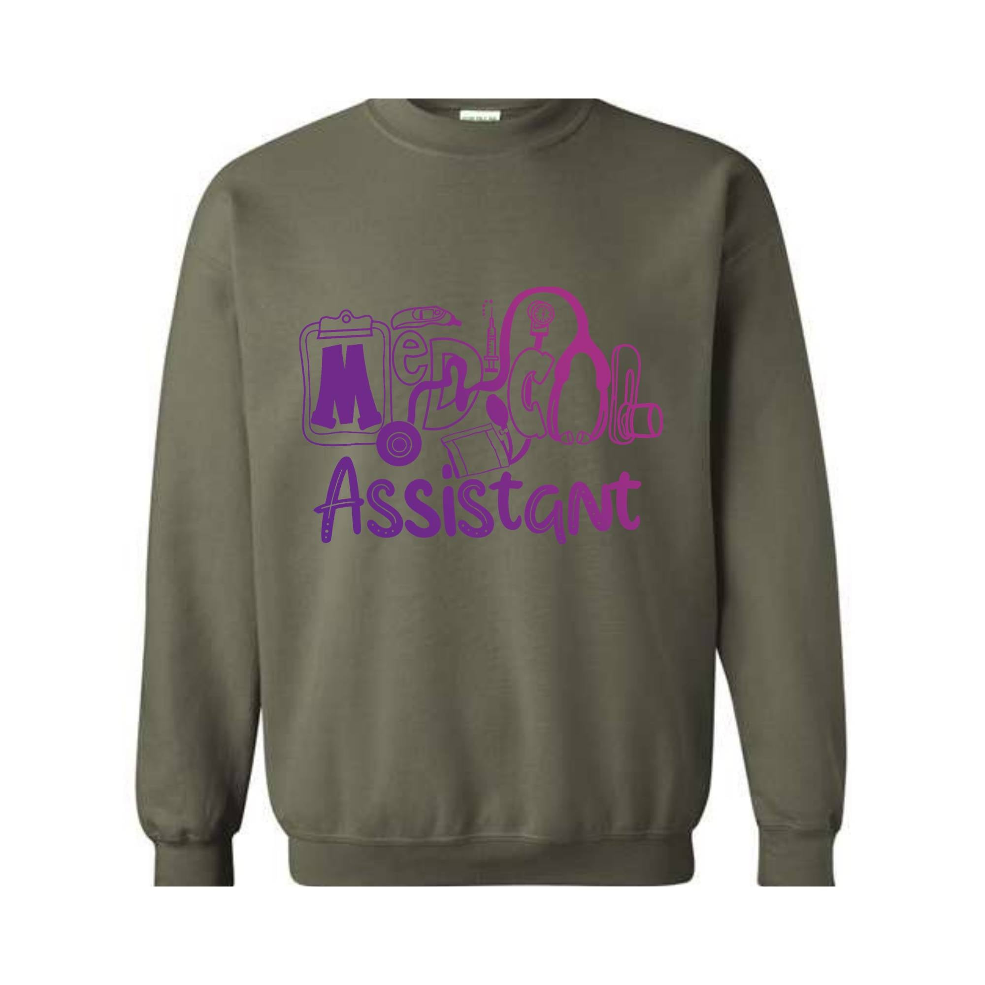 Medical Assistant Sweatshirt, Nursing Student Pullover, Healthcare Worker Hoodie, Medical Professional Appreciation