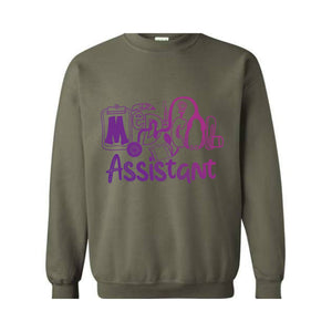 Medical Assistant Sweatshirt, Nursing Student Pullover, Healthcare Worker Hoodie, Medical Professional Appreciation