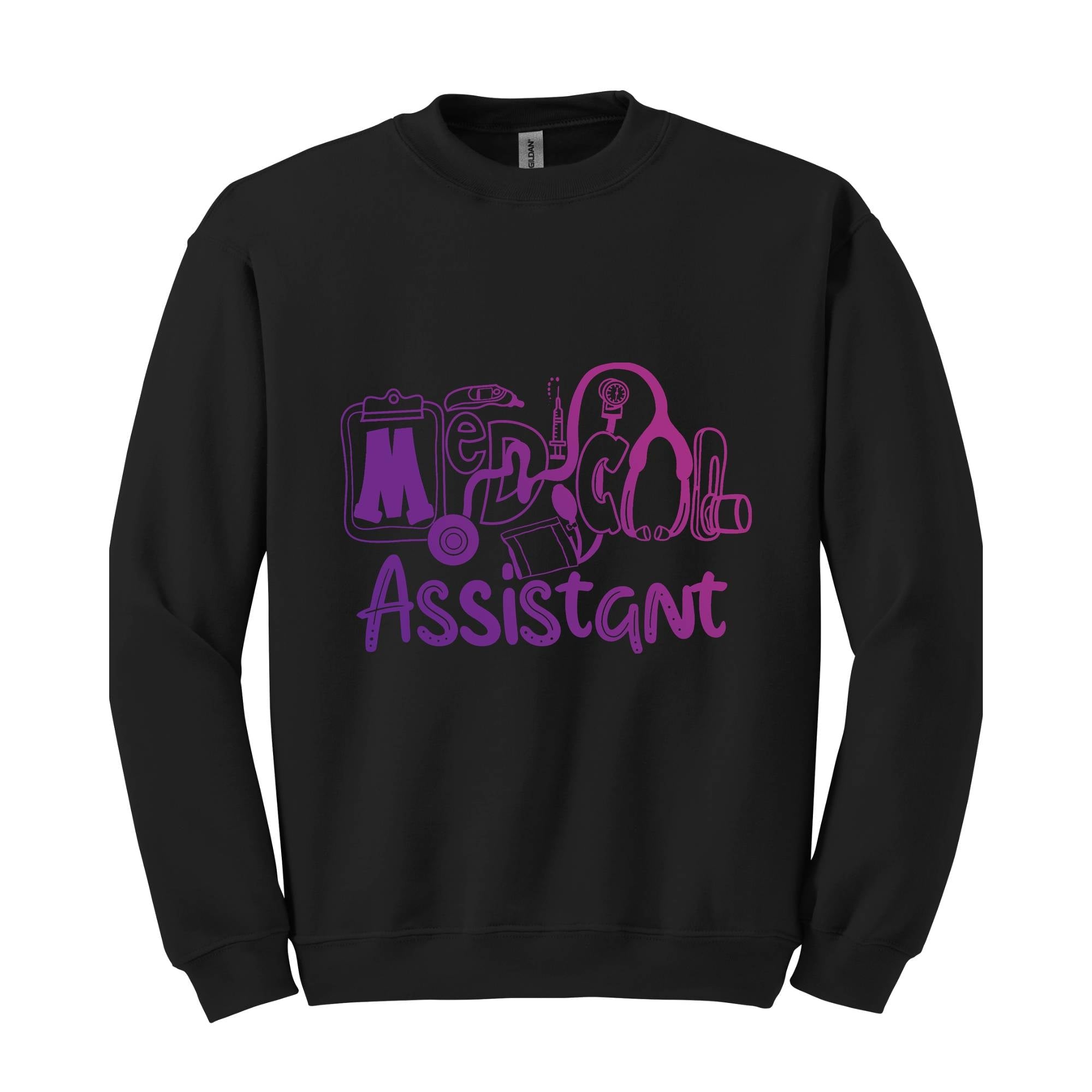 Medical Assistant Sweatshirt, Nursing Student Pullover, Healthcare Worker Hoodie, Medical Professional Appreciation