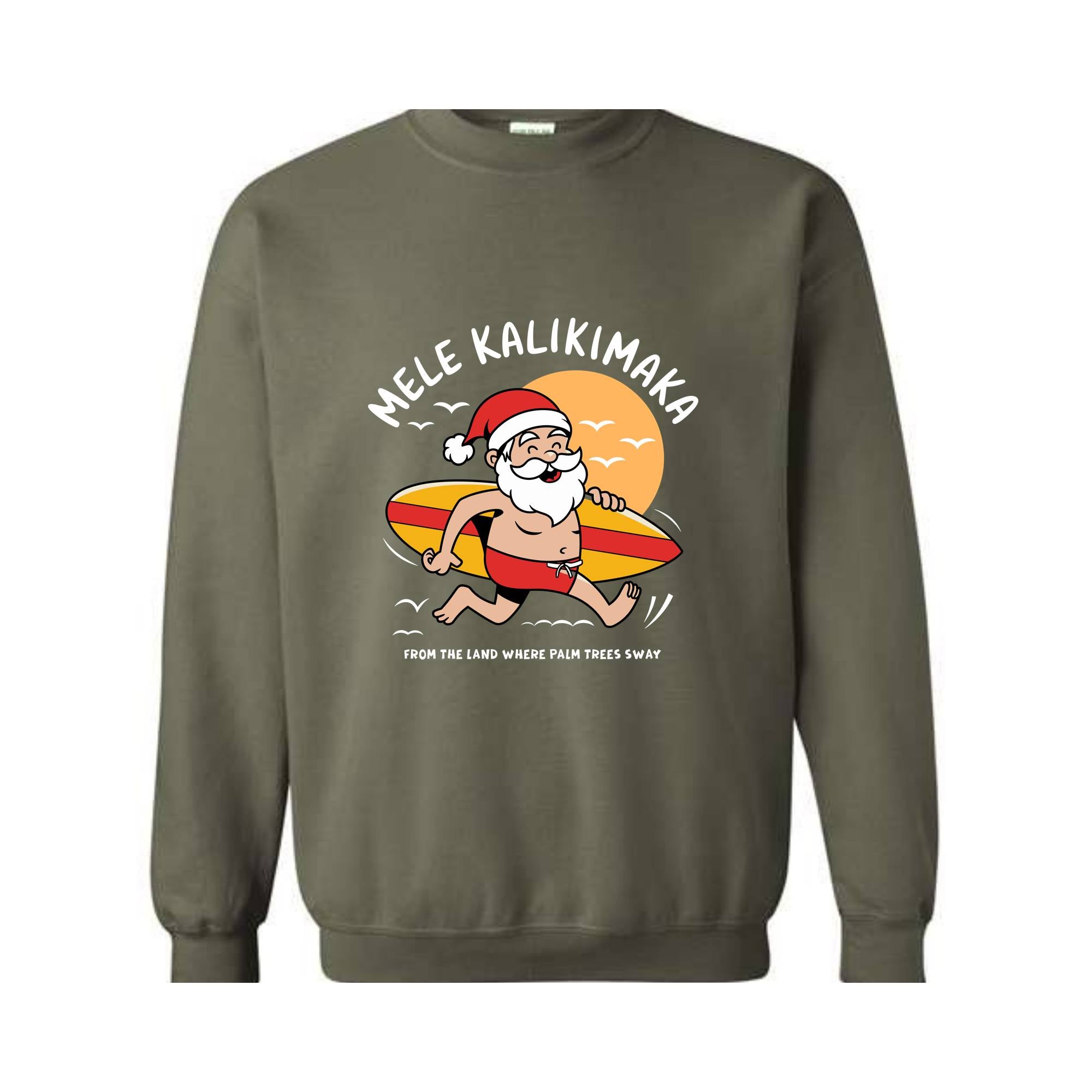 Mele Kalikimaka Sweatshirt, Christmas Gift