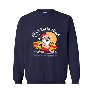 Mele Kalikimaka Sweatshirt, Christmas Gift