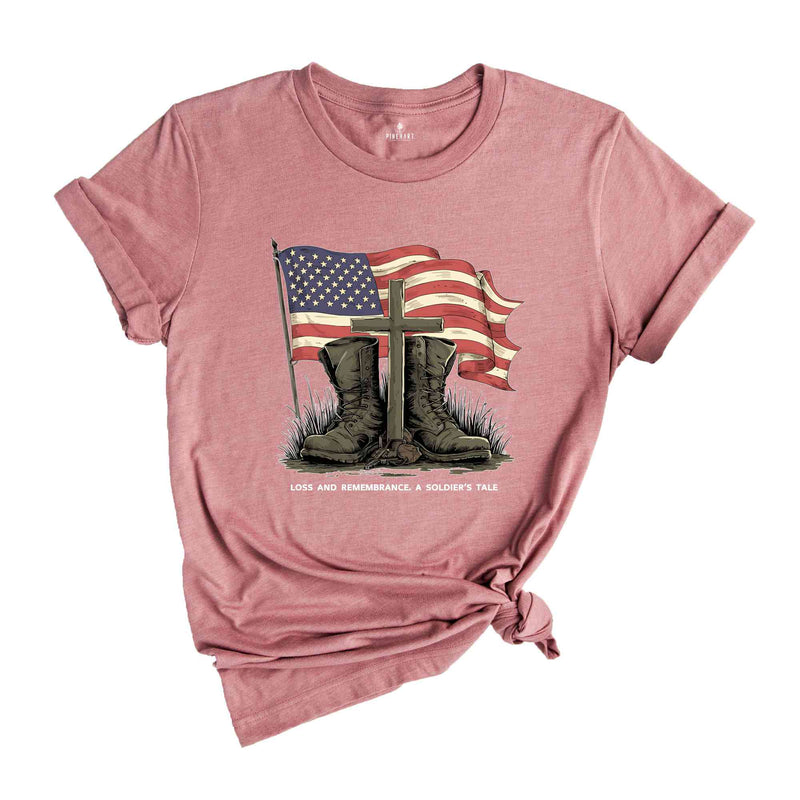 Memorial Day Shirt, American Flag Shirt, Independence Day Shirt, Patriotic Outfit, Christian Shirts, Soldier Shirt, USA Boots Tees