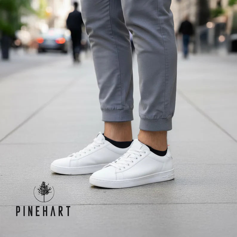 Men's 5-Pack Cotton Blend Ankle Socks: Low-Cut Everyday Socks