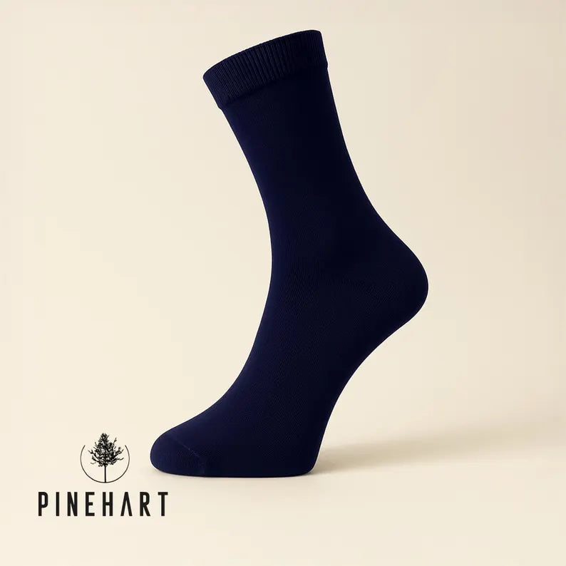 Men's 5-Pack Viscose Blend Crew Socks: Soft & Breathable Everyday Bundle