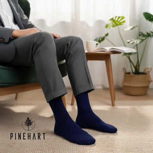 Men's 5-Pack Viscose Blend Crew Socks: Soft & Breathable Everyday Bundle