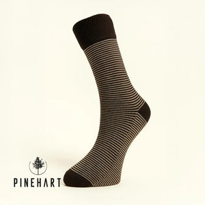 Men's 7-Pack Striped Cotton Blend Crew Socks: Soft & Breathable Everyday Bundle