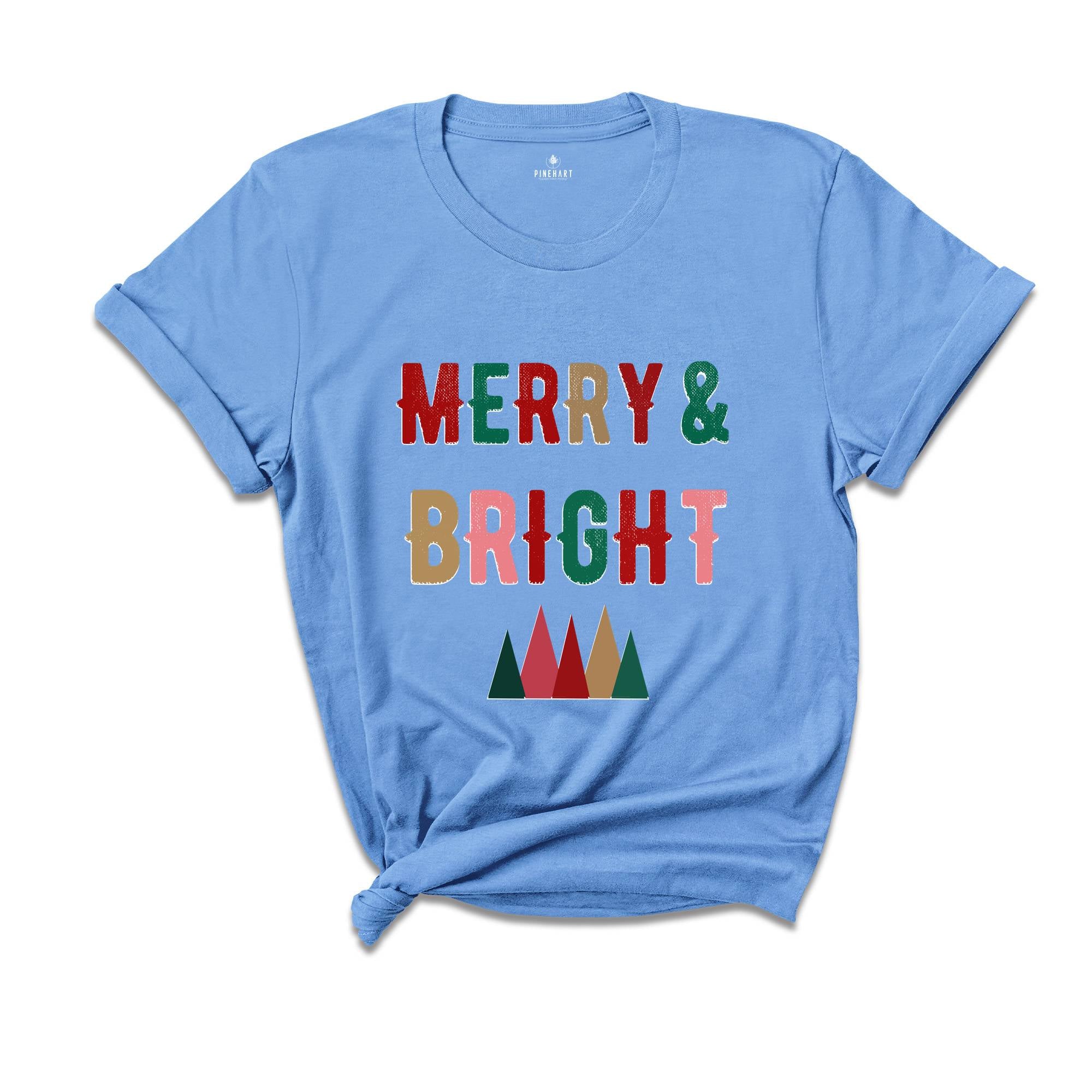 Merry and Bright Shirt, Merry Shirt, Christmas Shirt, Merry Christmas, Christmas Vibes, Christmas Funny Shirt, Women Shirt