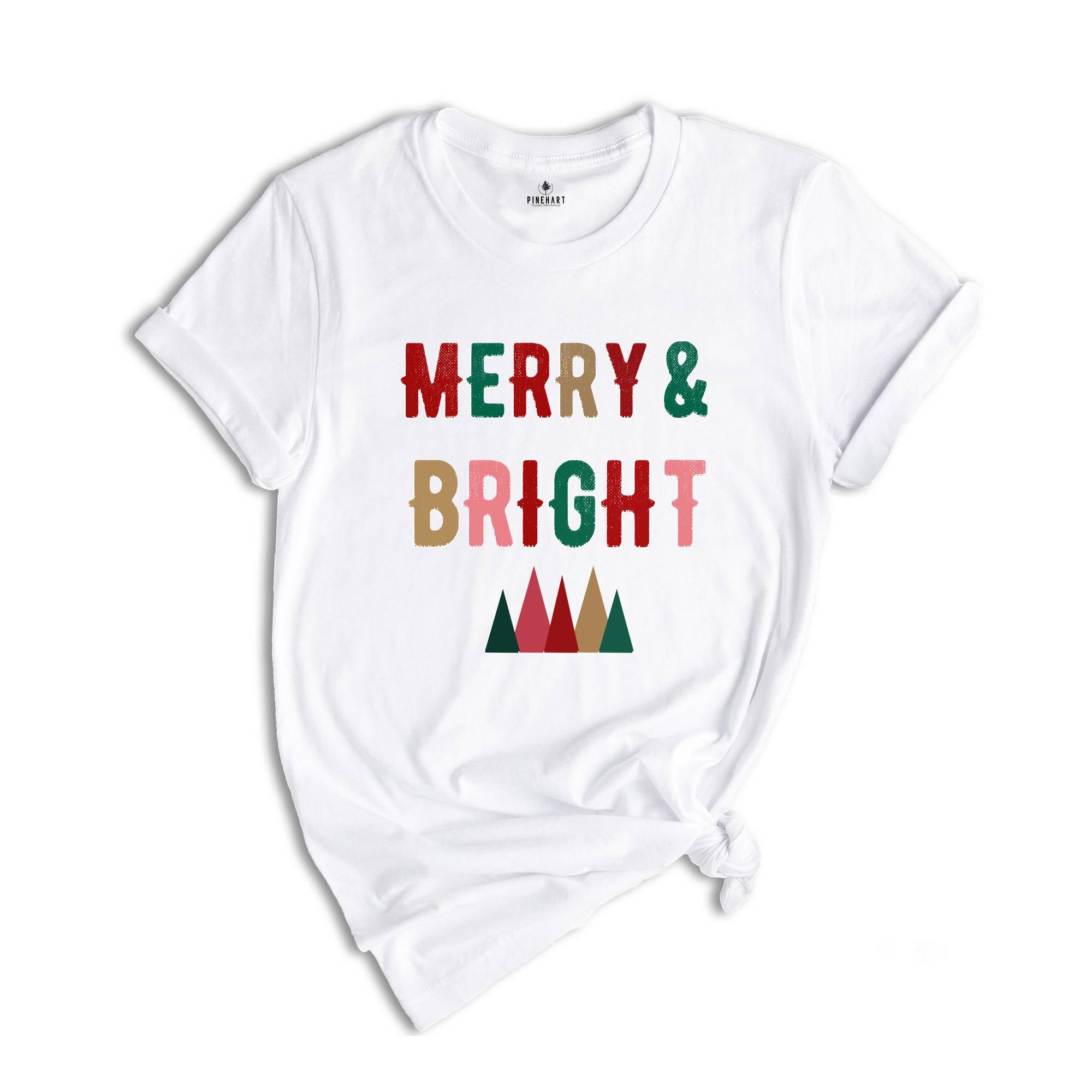 Merry and Bright Shirt, Merry Shirt, Christmas Shirt, Merry Christmas, Christmas Vibes, Christmas Funny Shirt, Women Shirt