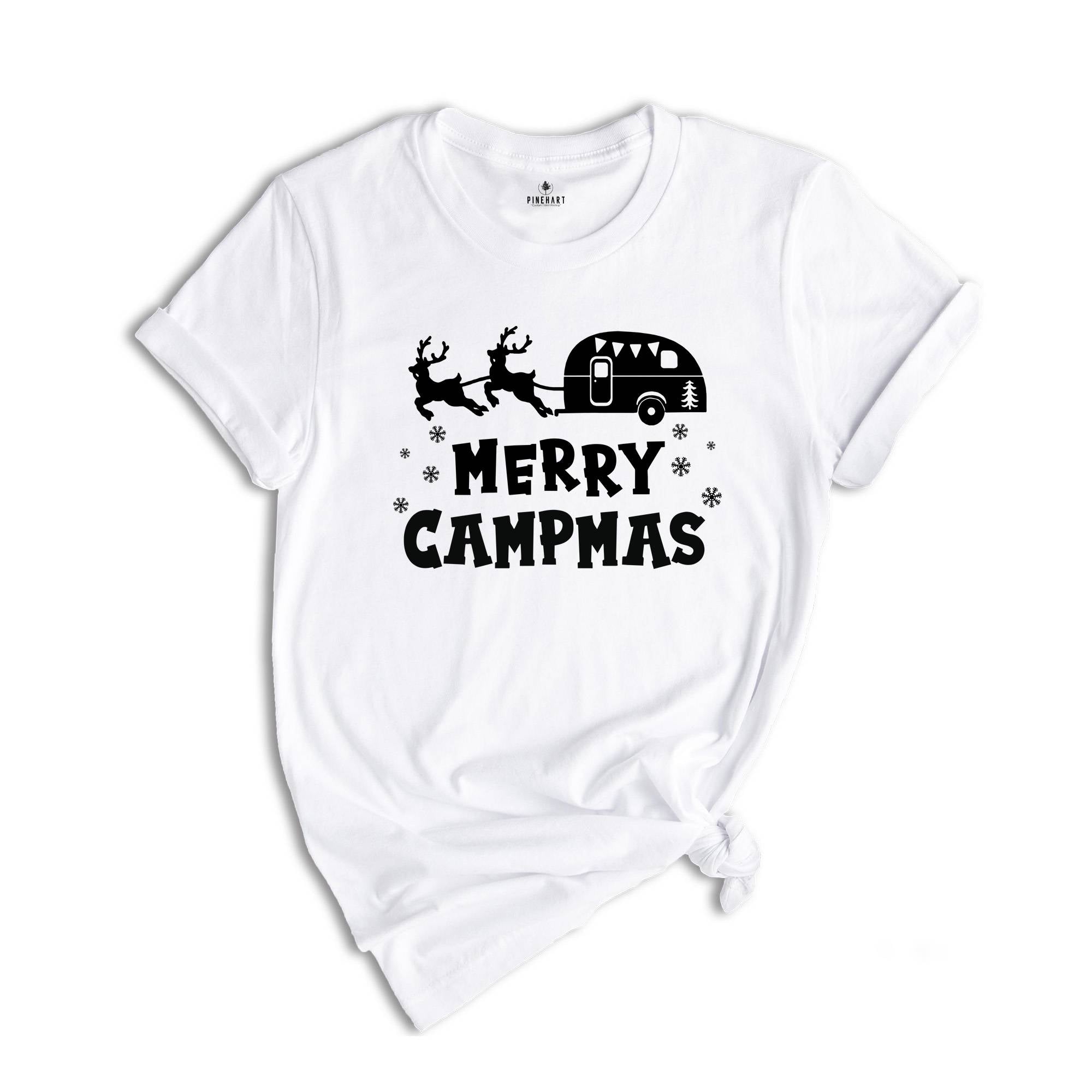 Merry Campmas T-Shirt, Christmas Camp Lover Shirt, Christmas Camper Gift, Christmas Nature Tee, Christmas Gift, Xmas Sweatshirt