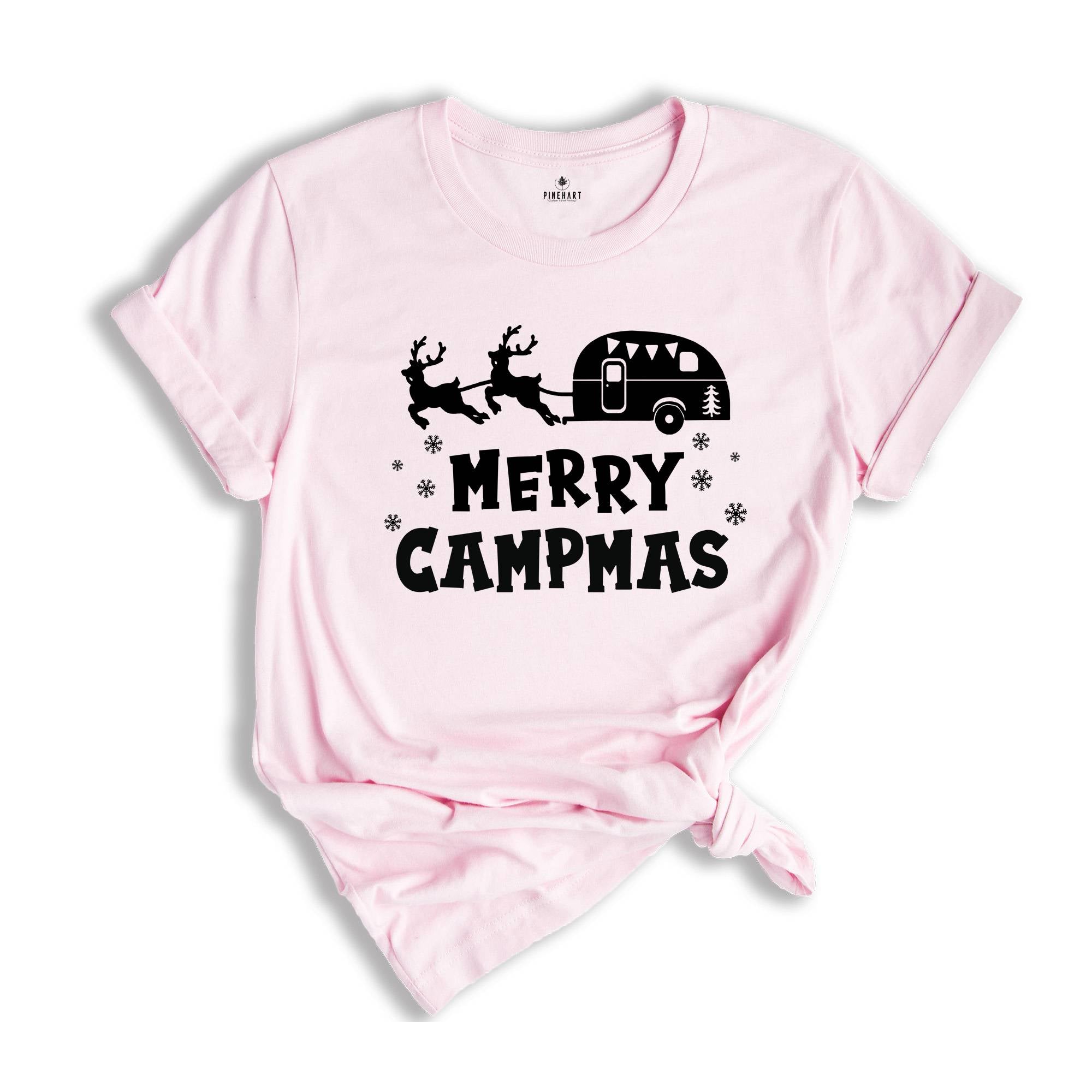 Merry Campmas T-Shirt, Christmas Camp Lover Shirt, Christmas Camper Gift, Christmas Nature Tee, Christmas Gift, Xmas Sweatshirt