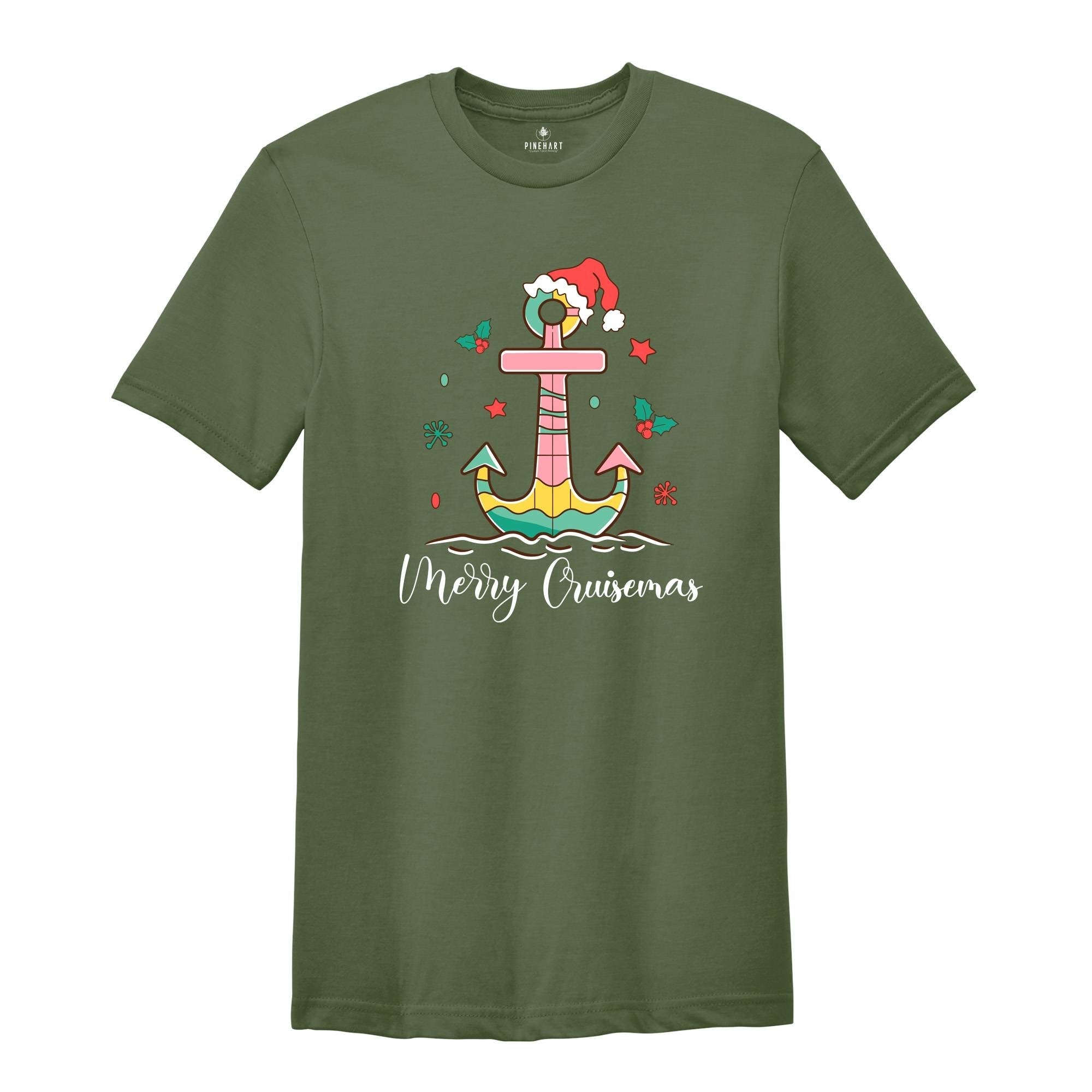 Merry Cruisemas Shirt, Family Christmas Cruise T-Shirt, Christmas Holiday Trip Tee, Matching Christmas Cruise Shirt, Christmas Lights Tee