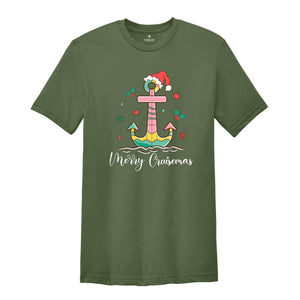 Merry Cruisemas Shirt, Family Christmas Cruise T-Shirt, Christmas Holiday Trip Tee, Matching Christmas Cruise Shirt, Christmas Lights Tee