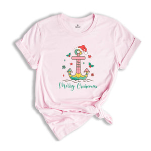 Merry Cruisemas Shirt, Family Christmas Cruise T-Shirt, Christmas Holiday Trip Tee, Matching Christmas Cruise Shirt, Christmas Lights Tee