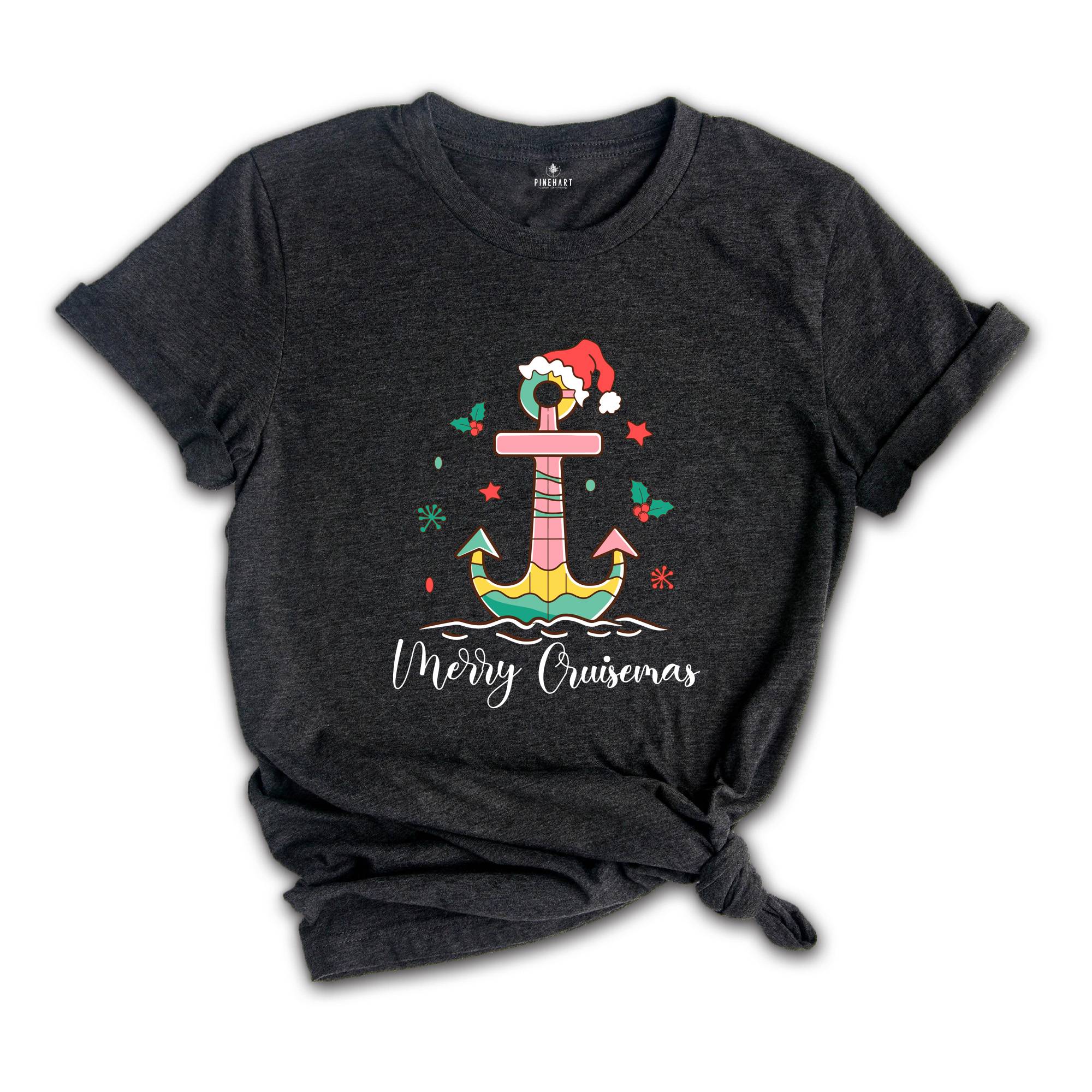 Merry Cruisemas Shirt, Family Christmas Cruise T-Shirt, Christmas Holiday Trip Tee, Matching Christmas Cruise Shirt, Christmas Lights Tee