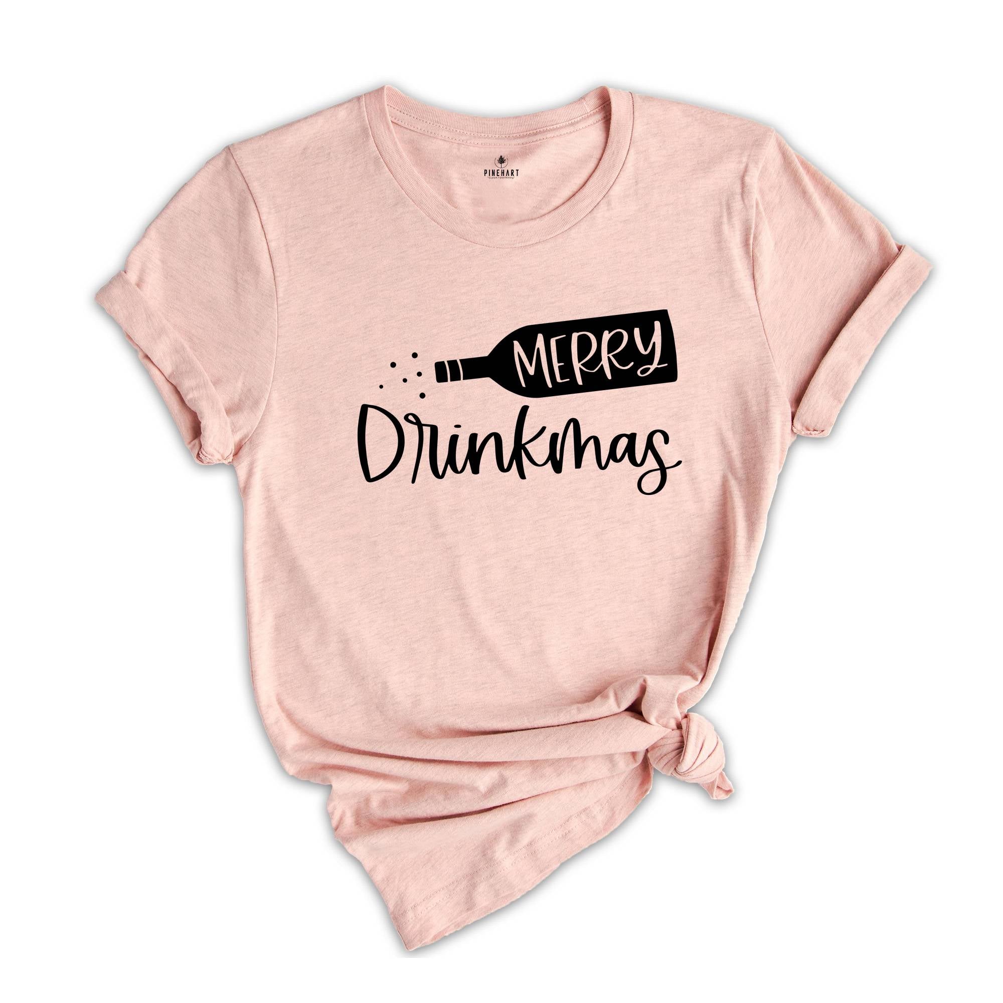 Merry Drinkmas Shirt, Christmas Drank Shirt, Funny Christmas Shirt, Christmas Drunk Lover Shirt, Christmas Party Shirt, Christmas Gift