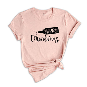 Merry Drinkmas Shirt, Christmas Drank Shirt, Funny Christmas Shirt, Christmas Drunk Lover Shirt, Christmas Party Shirt, Christmas Gift
