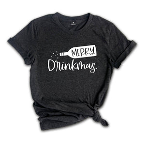Merry Drinkmas Shirt, Christmas Drank Shirt, Funny Christmas Shirt, Christmas Drunk Lover Shirt, Christmas Party Shirt, Christmas Gift