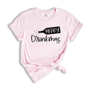 Merry Drinkmas Shirt, Christmas Drank Shirt, Funny Christmas Shirt, Christmas Drunk Lover Shirt, Christmas Party Shirt, Christmas Gift