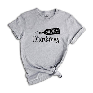 Merry Drinkmas Shirt, Christmas Drank Shirt, Funny Christmas Shirt, Christmas Drunk Lover Shirt, Christmas Party Shirt, Christmas Gift