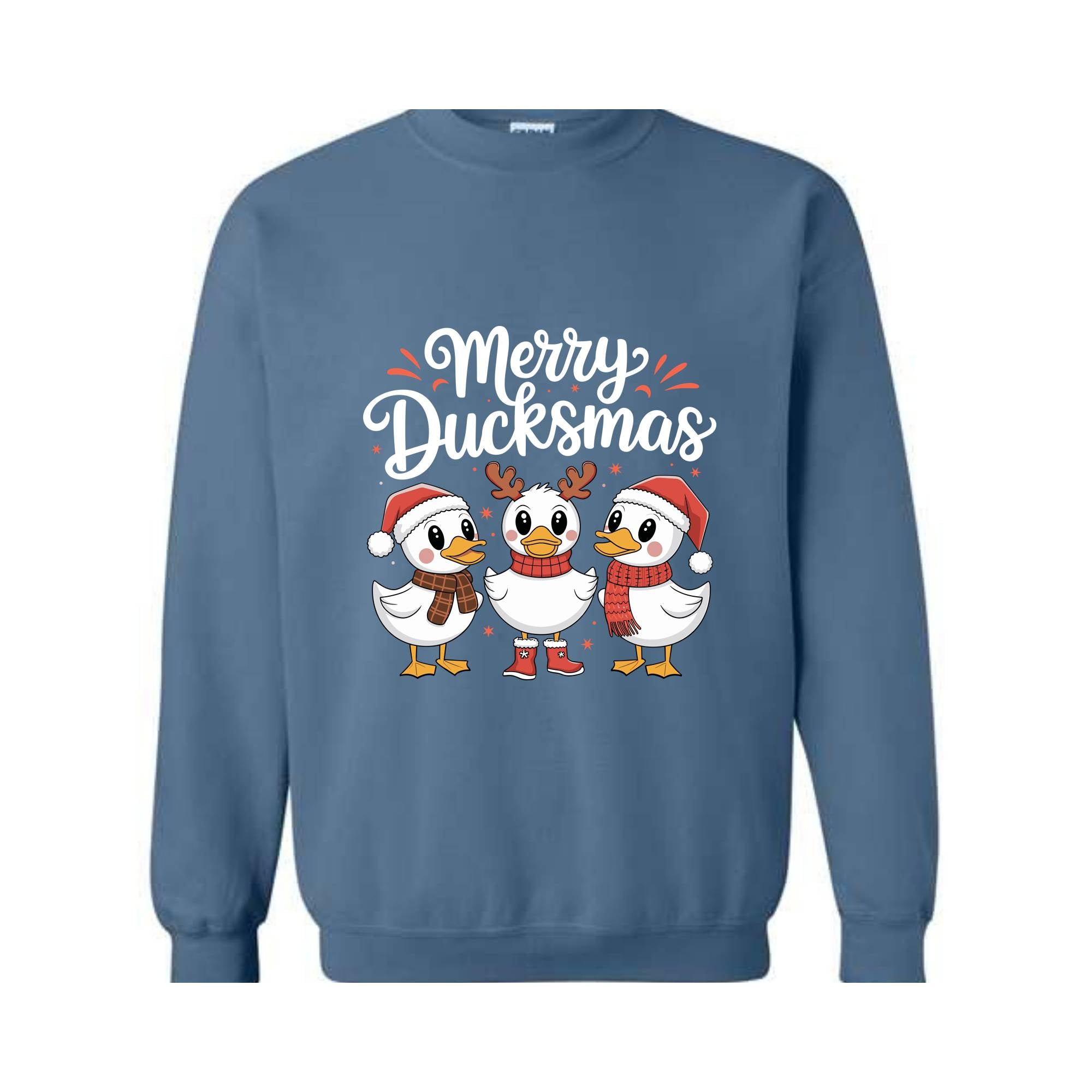 Merry Duckmas Sweatshirt, Ducks Christmas Hoodie, Duck Lover Christmas Gifts, Funny Christmas Hoodie, Christmas Sweatshirt