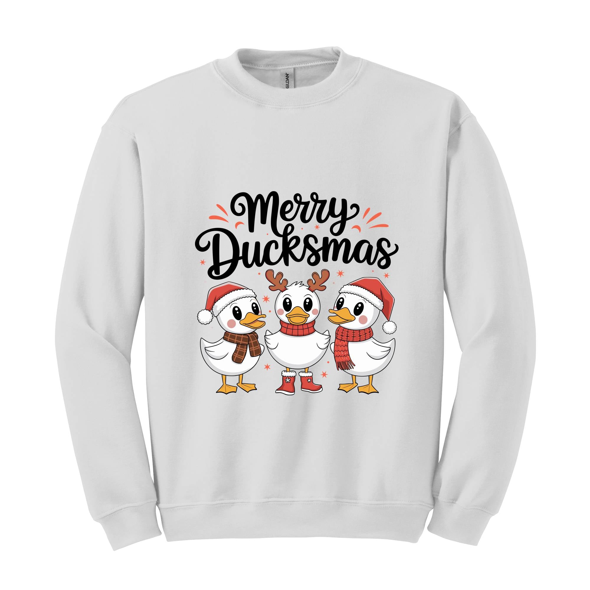 Merry Duckmas Sweatshirt, Ducks Christmas Hoodie, Duck Lover Christmas Gifts, Funny Christmas Hoodie, Christmas Sweatshirt