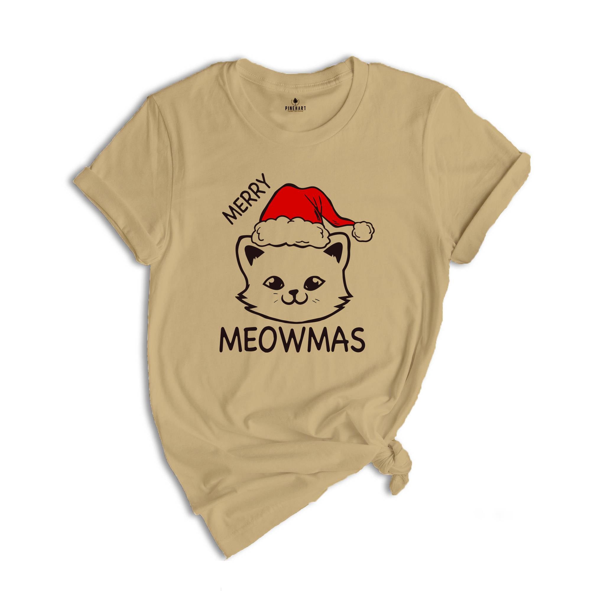 Merry Meowmas Shirt, Cute Merry Meowmas Shirt, Funny Christmas Shirt, Cute Christmas Shirt, Animal Christmas Shirt, Cat Mom Shirt