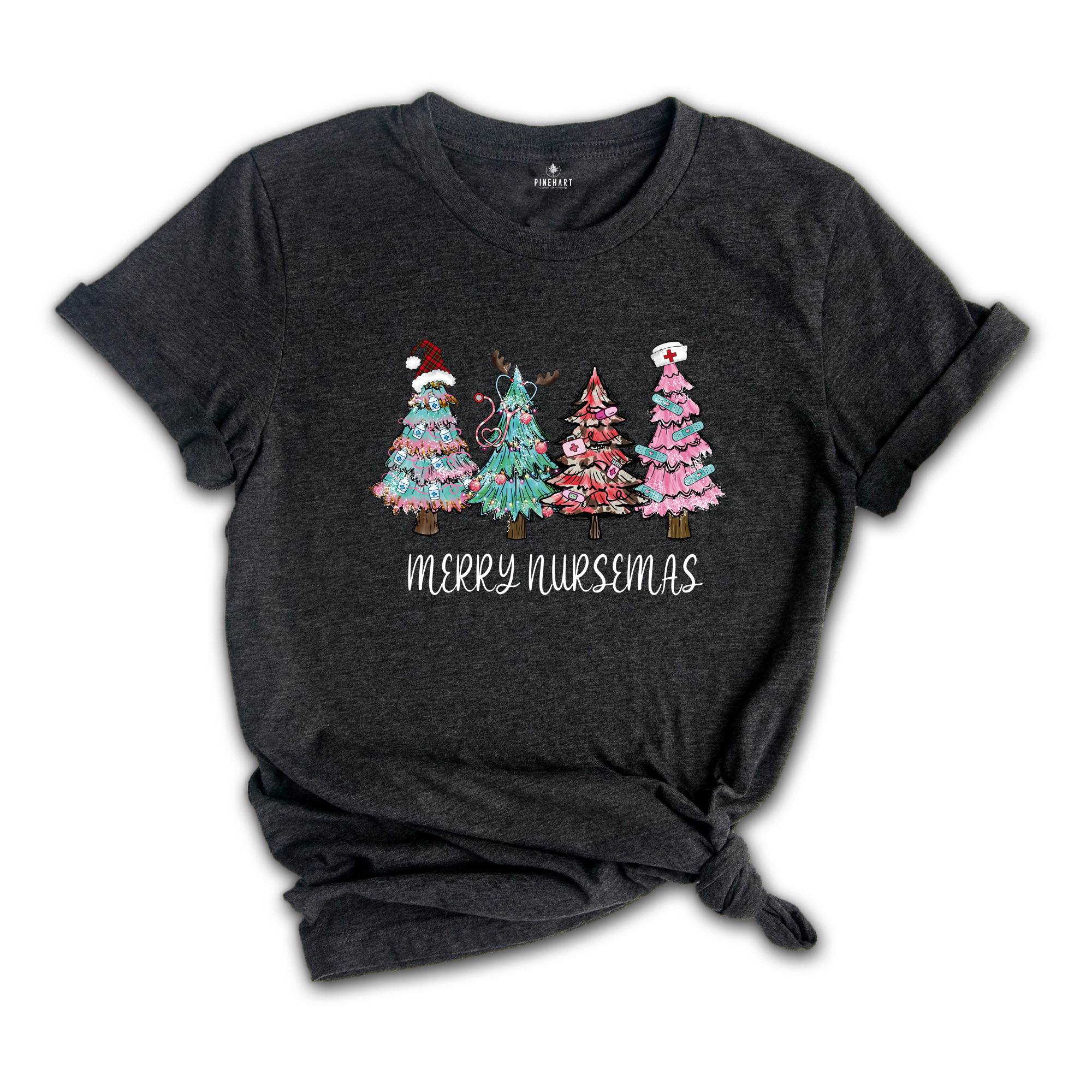 Merry Nursemas Shirt, Christmas Tree T-Shirt, Holiday Apparel, Nurse Life Shirt, Funny Nurse Shirt, Xmas Nurse Shirt