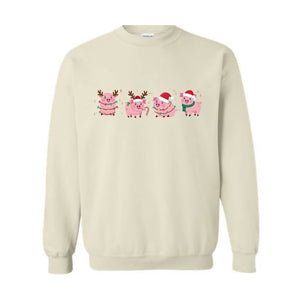Merry Pigmas Sweatshirt, Christmas Pig Sweater, Christmas Pig Shirt, Pig Lover Gift T-Shirt, Funny Farmer Shirt, Cute Holiday Pig Christmas