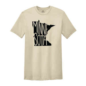 Minnesota State Shirts, Minnesota State Map Shirt, Minnesota Travel Gifts, Minnesota Clothing, Minnesota Sweatshirt, Minnesota Apparel
