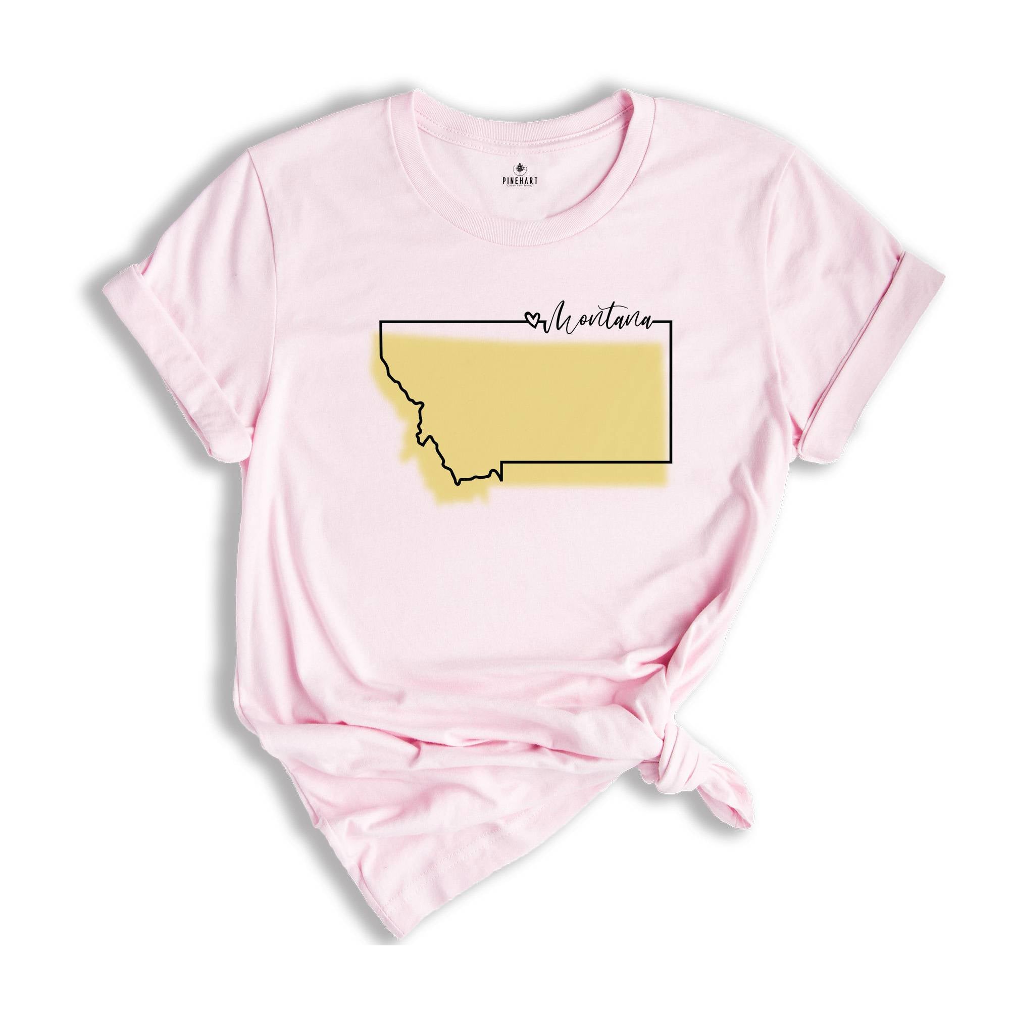 Montana State Shirt, Montana Map T-Shirt, Travel Gift Tee, Family Reunion Shirt, Montana , Montana Lover Shirt
