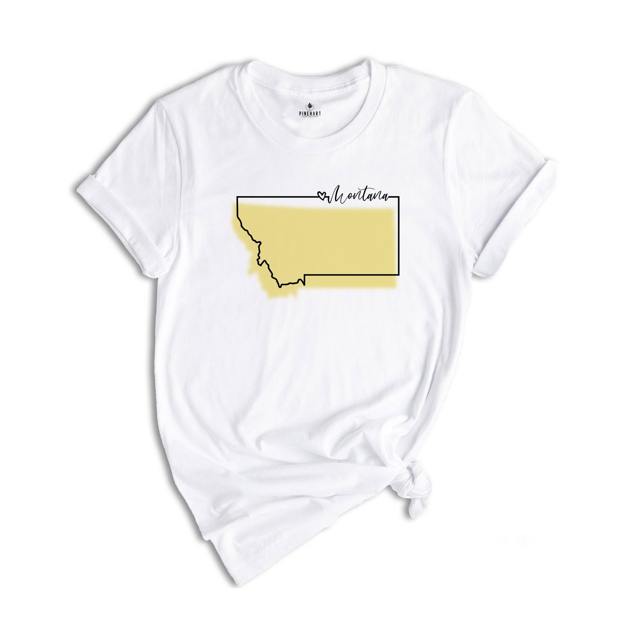 Montana State Shirt, Montana Map T-Shirt, Travel Gift Tee, Family Reunion Shirt, Montana , Montana Lover Shirt