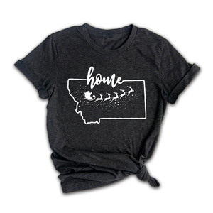 Montana Sweater, Christmas Gift, Montana Gift, Montana Christmas Sweater, Montana State Sweater, Montana State Gift, Holiday Hoodie Shirt