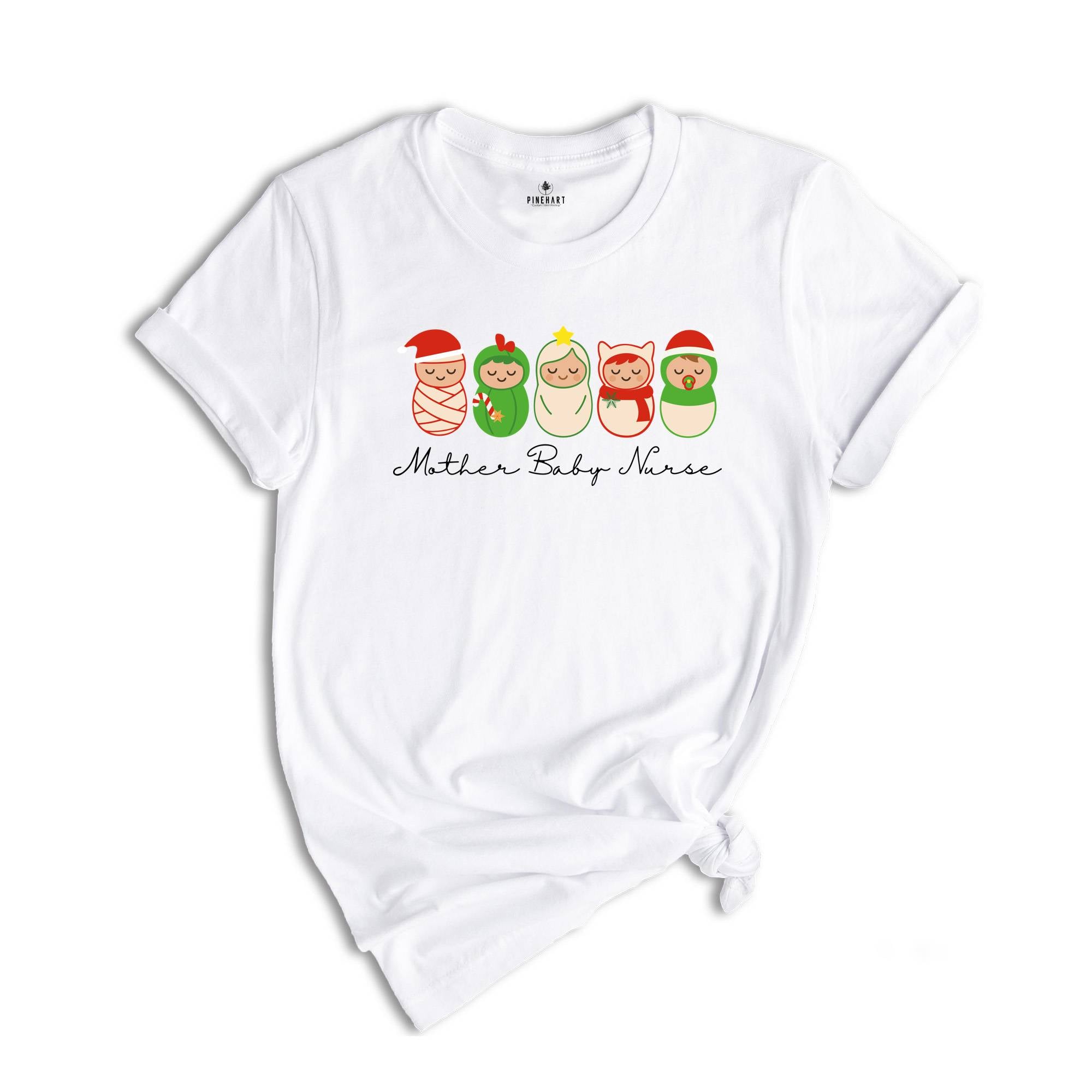 Mother Baby Nurse Christmas Shirt, Christmas Mother Baby Unit T-Shirt, Holiday Tee, Coquette T-shirt