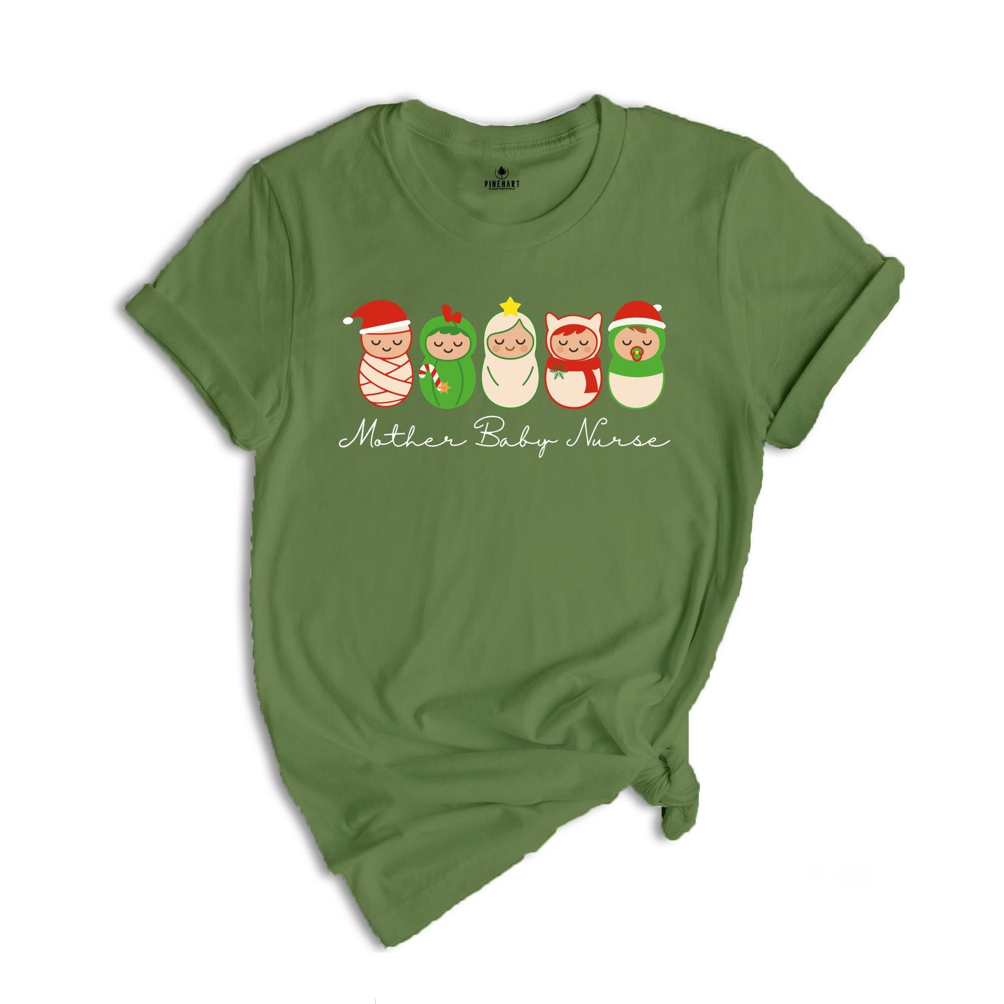 Mother Baby Nurse Christmas Shirt, Christmas Mother Baby Unit T-Shirt, Holiday Tee, Coquette T-shirt