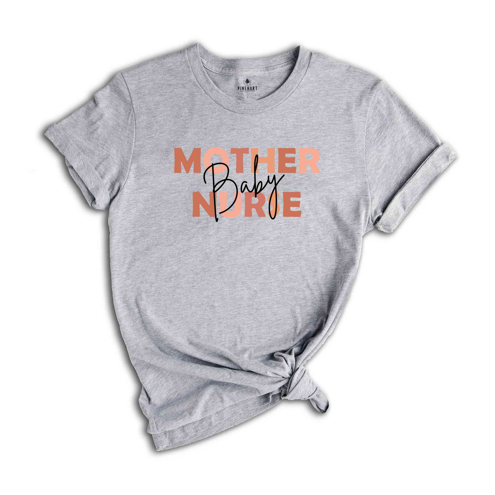 Mother Baby Nurse Shirt, Nursing Shirt, Postpartum Nurse T-Shirt, First Mothers Day Tee, Obstetrics Nurse Gift