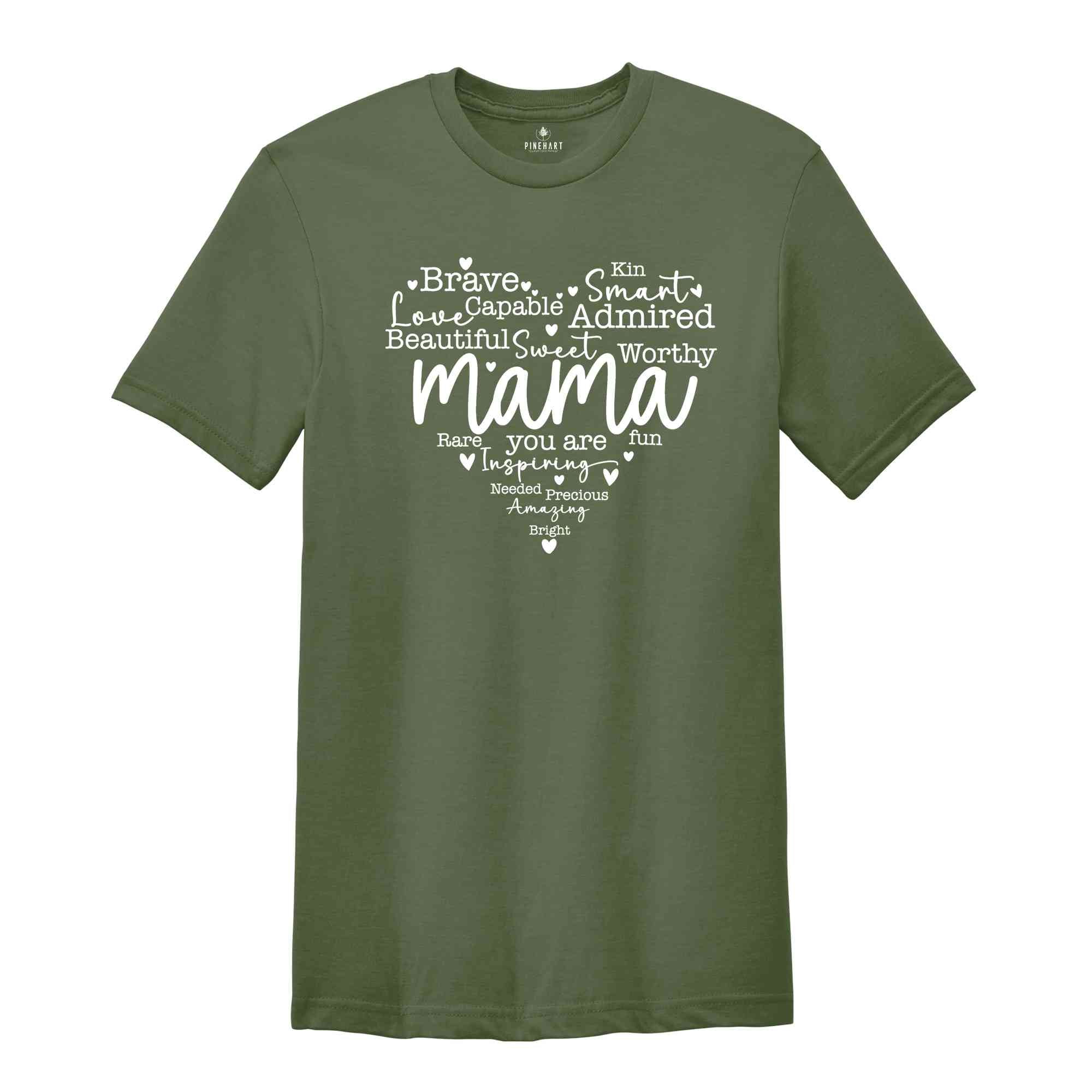 Mother Heart Shirt, Mothers Day Shirt, Gift For Mom, Mom Shirt, Mama Shirt, Mom Life Shirt, Heart Shirt