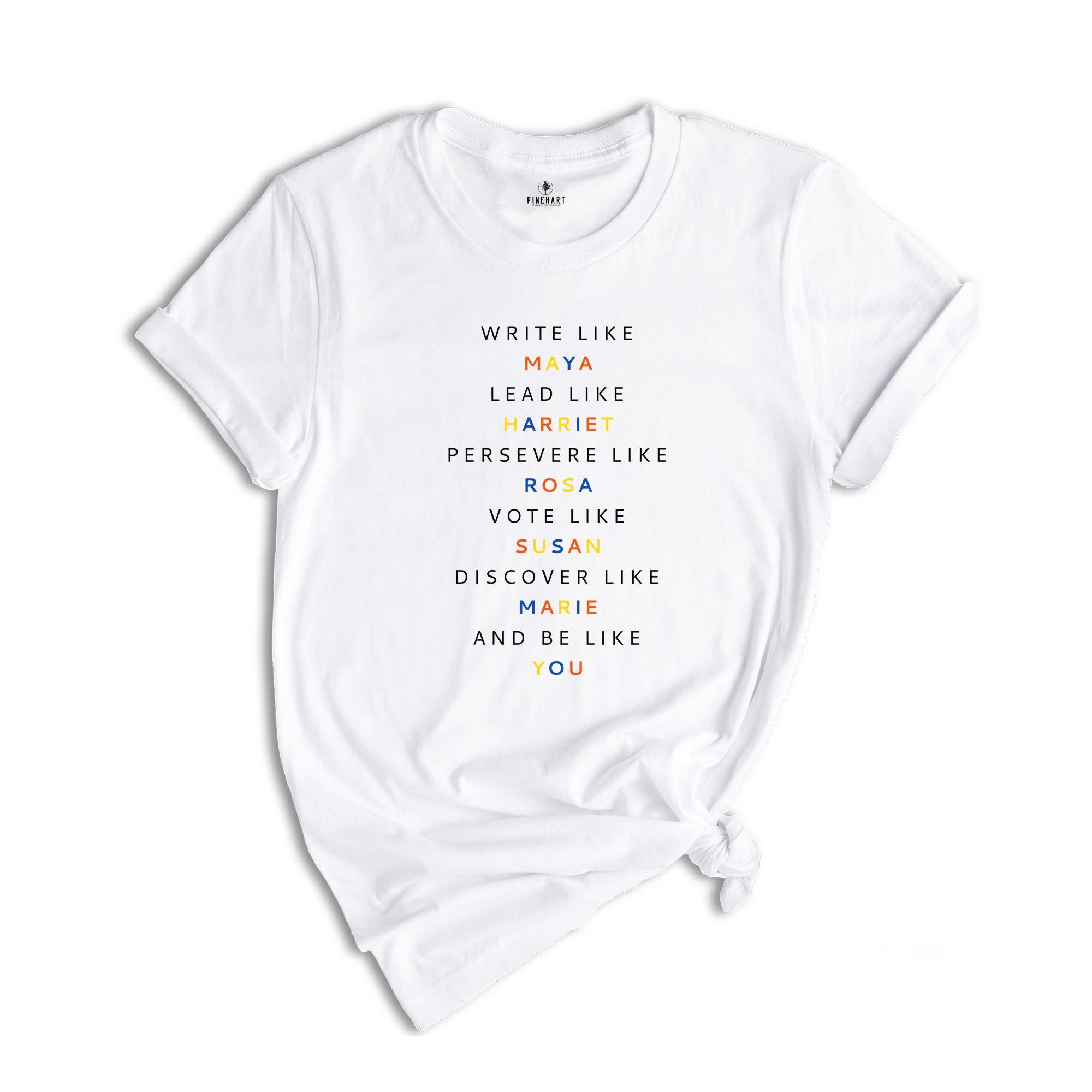 Motivational Shirts for Women, Write Like Maya Shirt, Empowered Women Shirt, Inspirational Shirt, Women Empowerment Shirt, Feminist Shirt