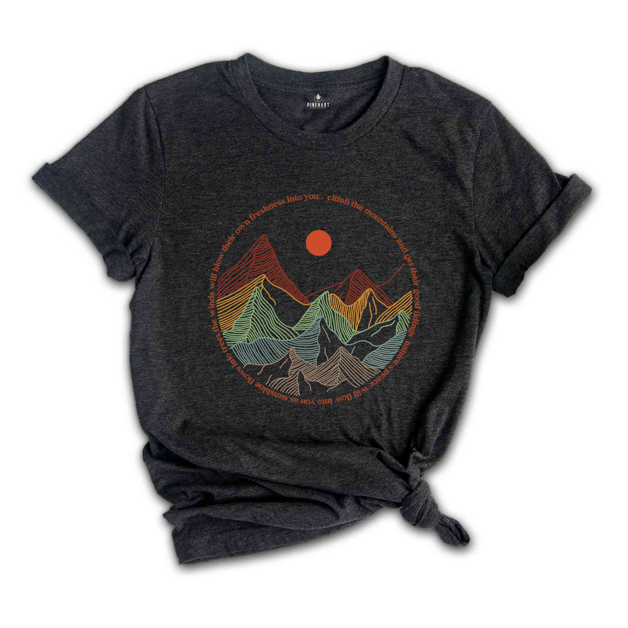 Mountains Outdoor Shirt, Hiking Shirt, Adventure T-Shirt, Vacation Shirt, Wanderlust Explore More Tee, Travel Shirt, Forest Shirt