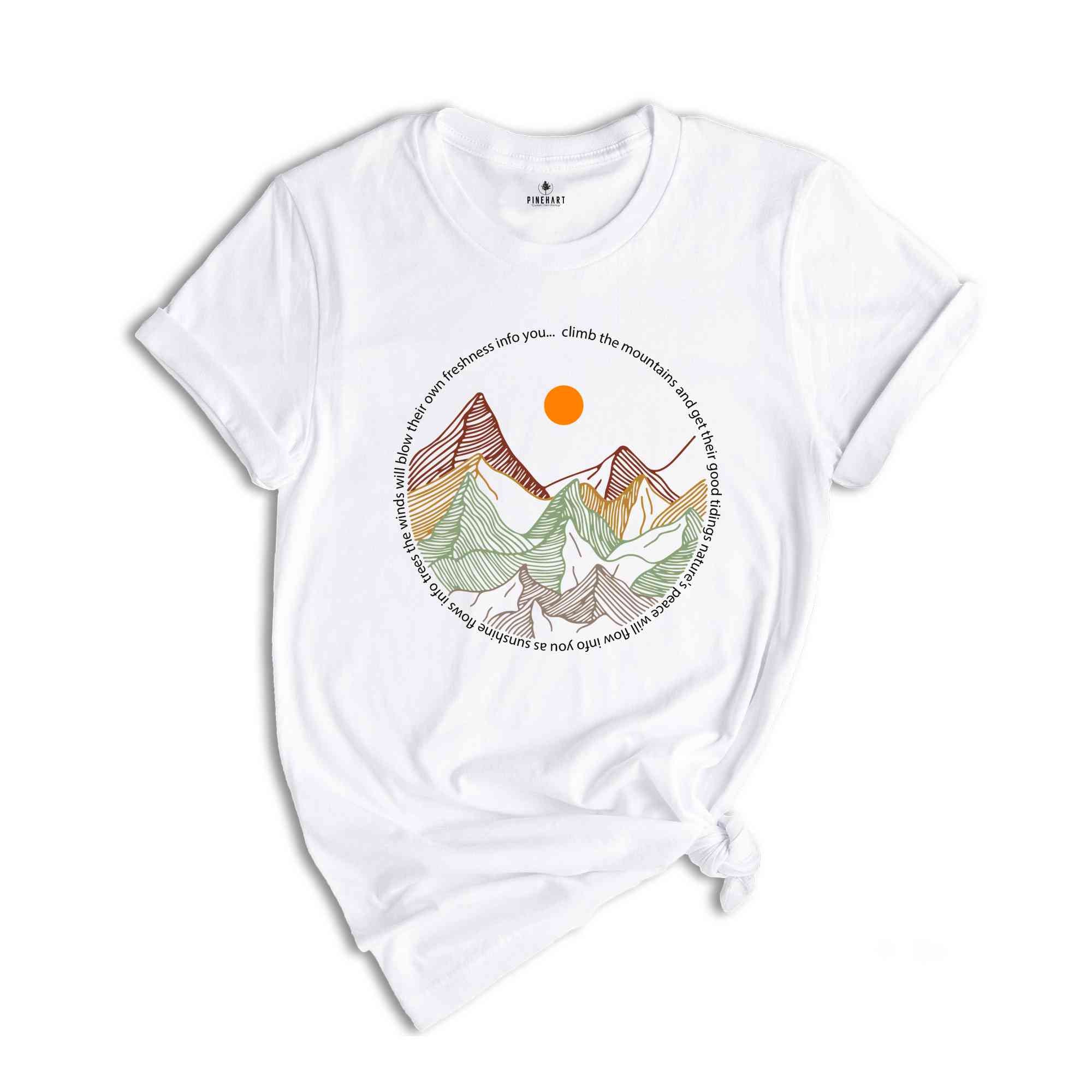 Mountains Outdoor Shirt, Travel Lover Shirt, Hiking Shirt, Adventure T-Shirt, Vacation Shirt, Wanderlust Explore More Tee