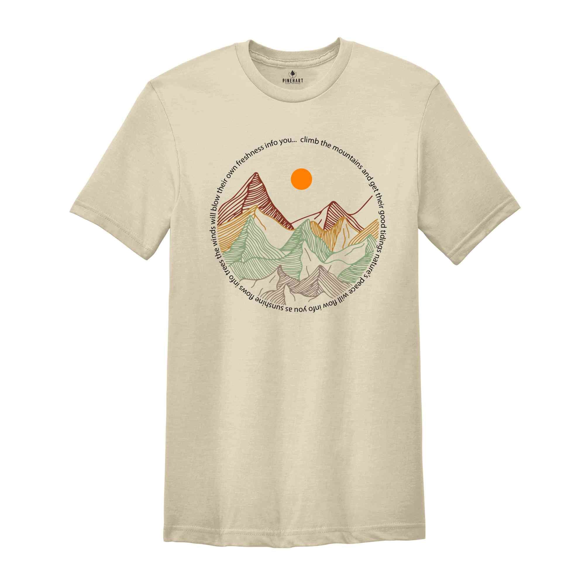 Mountains Outdoor Shirt, Travel Lover Shirt, Hiking Shirt, Adventure T-Shirt, Vacation Shirt, Wanderlust Explore More Tee